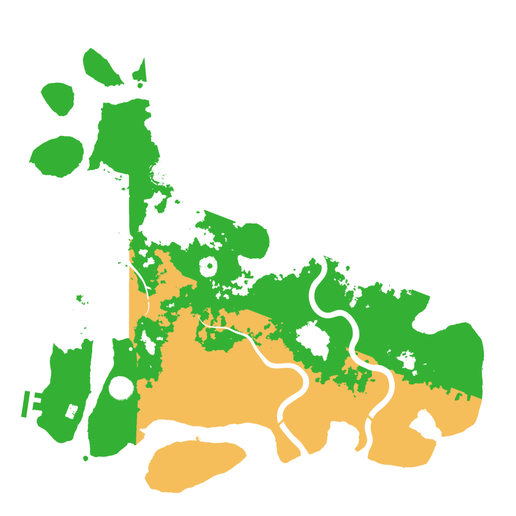 Biome Rust Map: Procedural Map, Size: 3950, Seed: 733236329