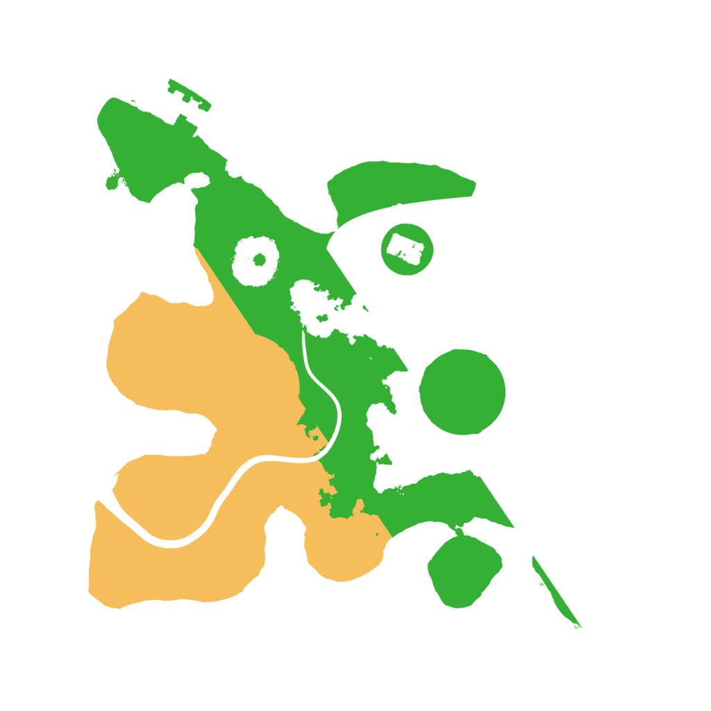 Biome Rust Map: Procedural Map, Size: 2200, Seed: 9875