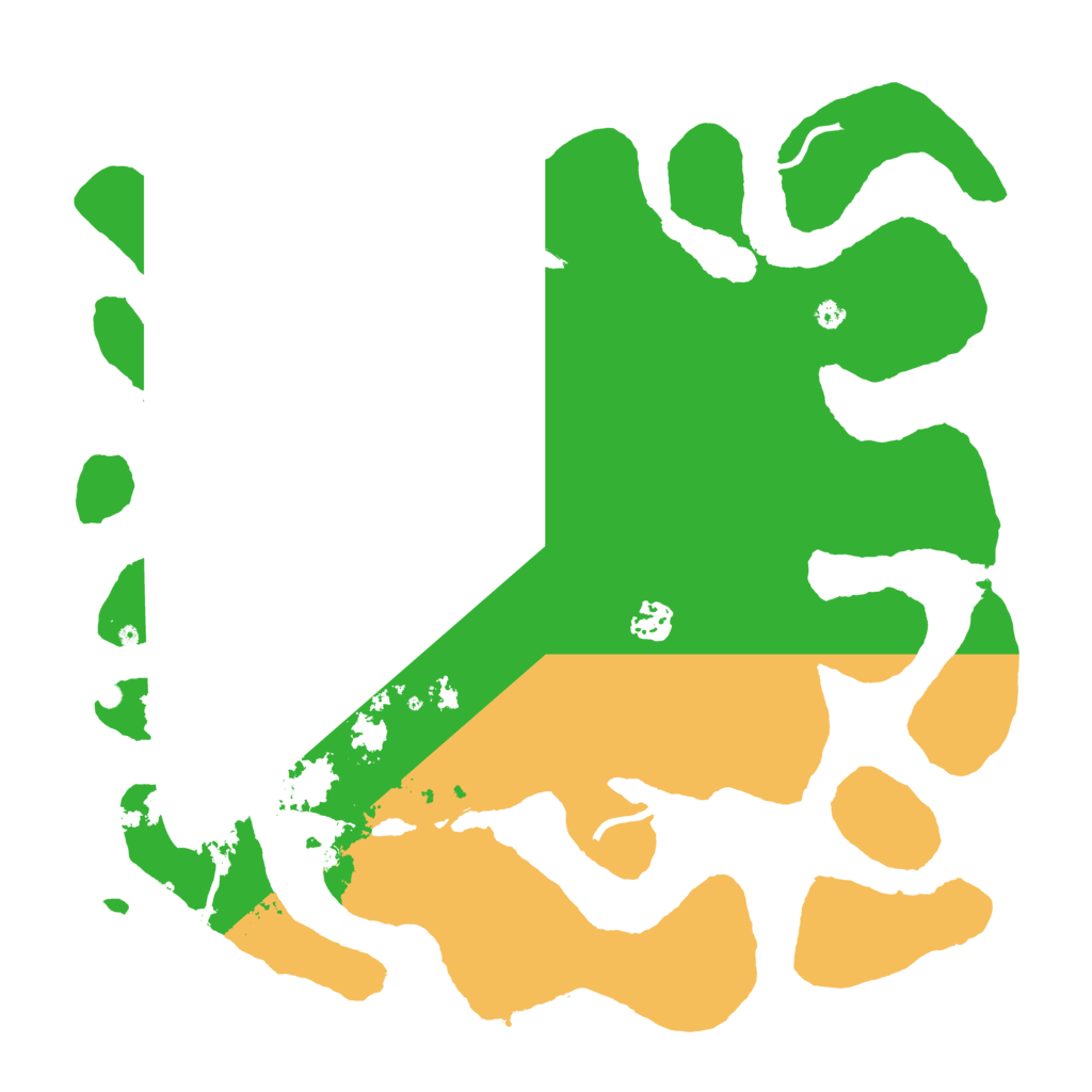 Biome Rust Map: Procedural Map, Size: 3950, Seed: 1166536595