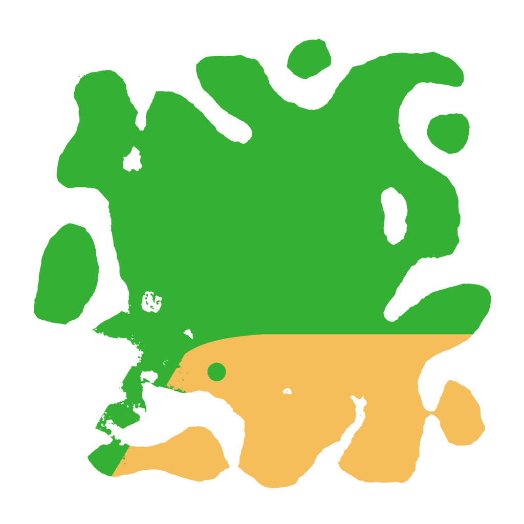 Biome Rust Map: Barren, Size: 3750, Seed: 541162310