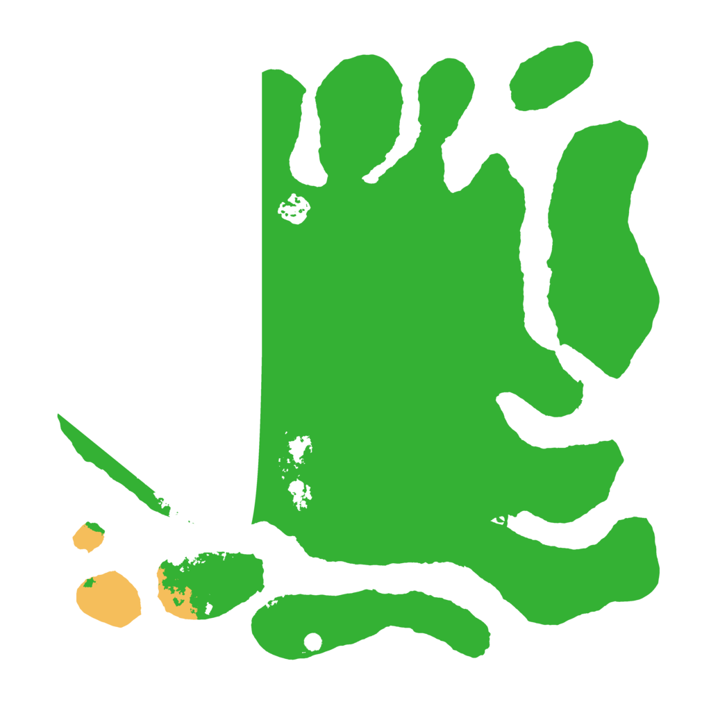 Biome Rust Map: Barren, Size: 3600, Seed: 2001944416