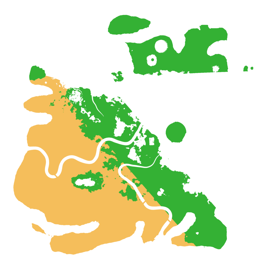Biome Rust Map: Procedural Map, Size: 3700, Seed: 39955