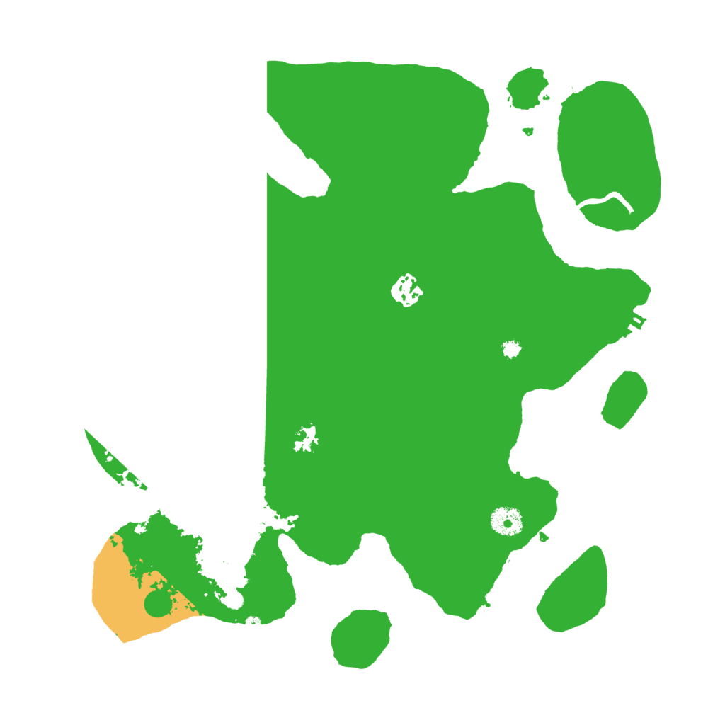 Biome Rust Map: Procedural Map, Size: 3550, Seed: 309961