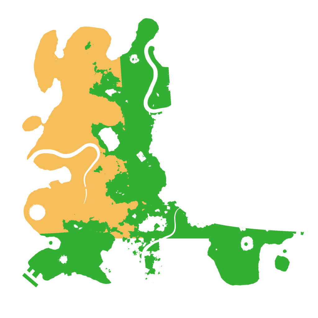 Biome Rust Map: Procedural Map, Size: 3550, Seed: 37102