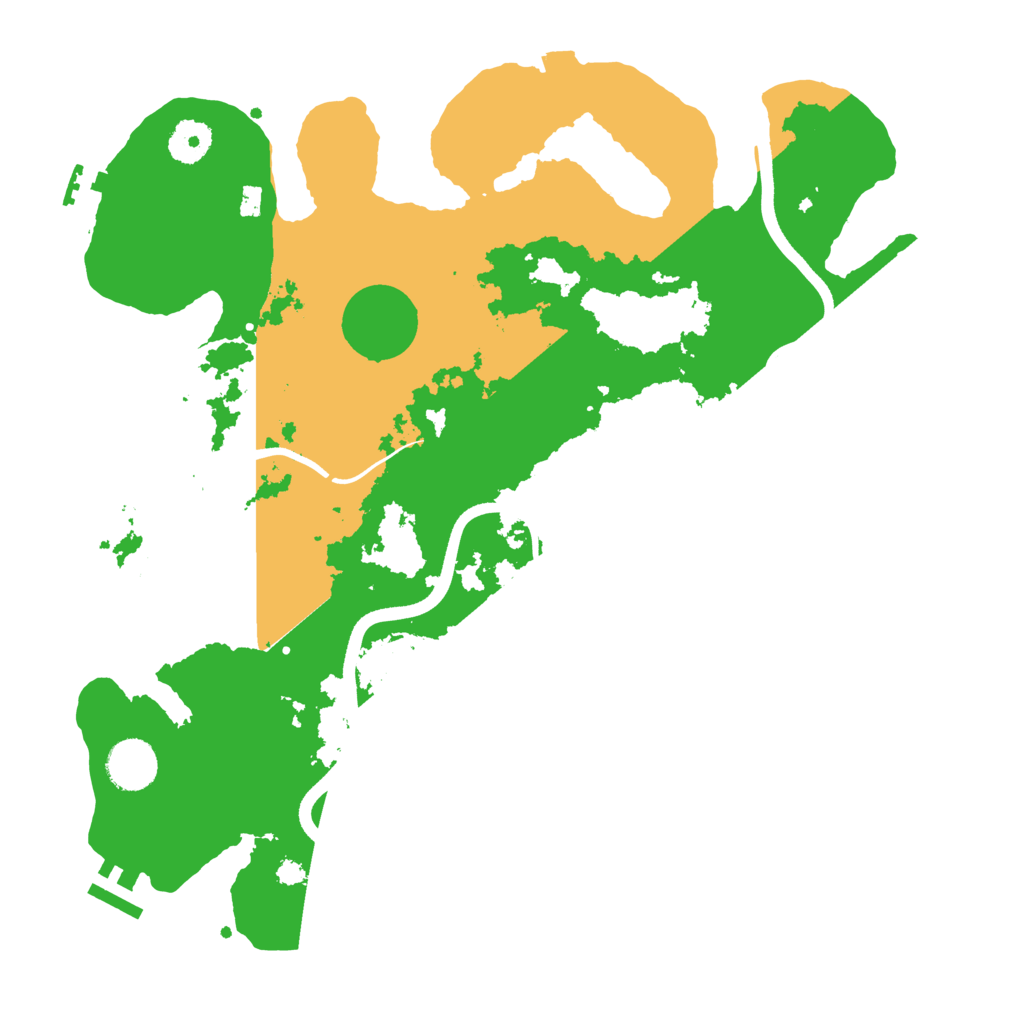 Biome Rust Map: Procedural Map, Size: 3600, Seed: 295