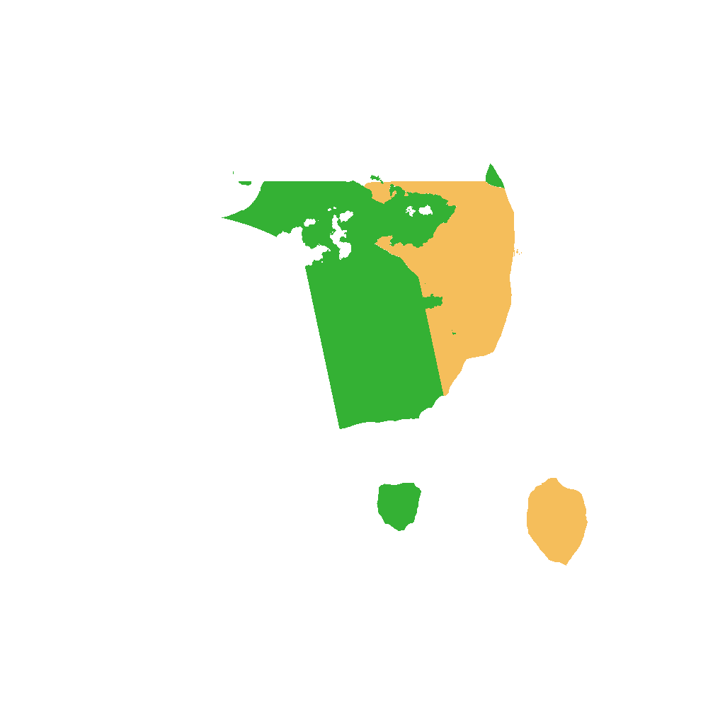 Biome Rust Map: Procedural Map, Size: 1350, Seed: 2058