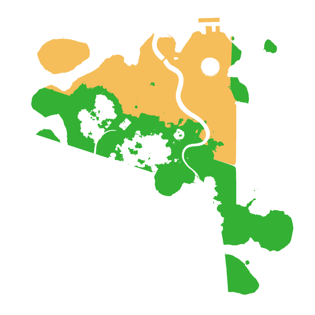 Biome Rust Map: Procedural Map, Size: 3000, Seed: 3000