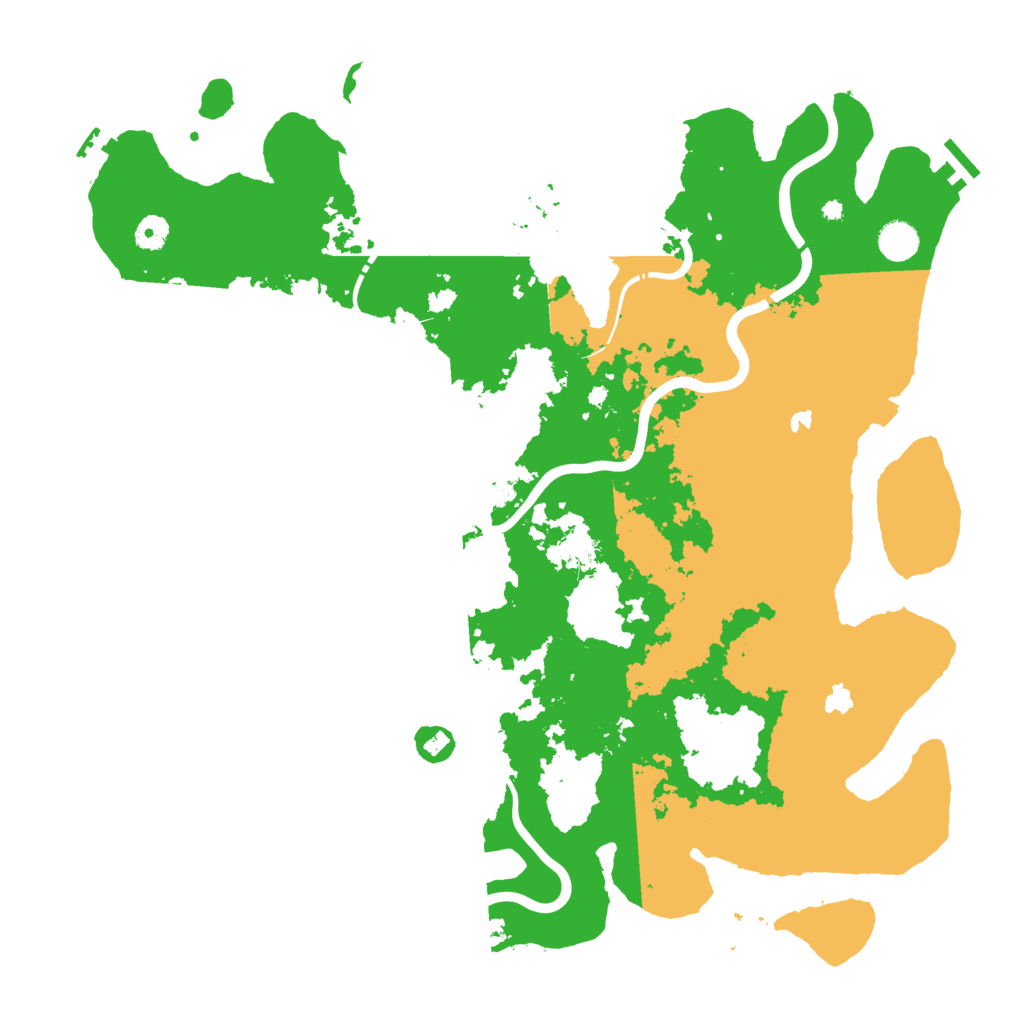 Biome Rust Map: Procedural Map, Size: 4500, Seed: 404757361