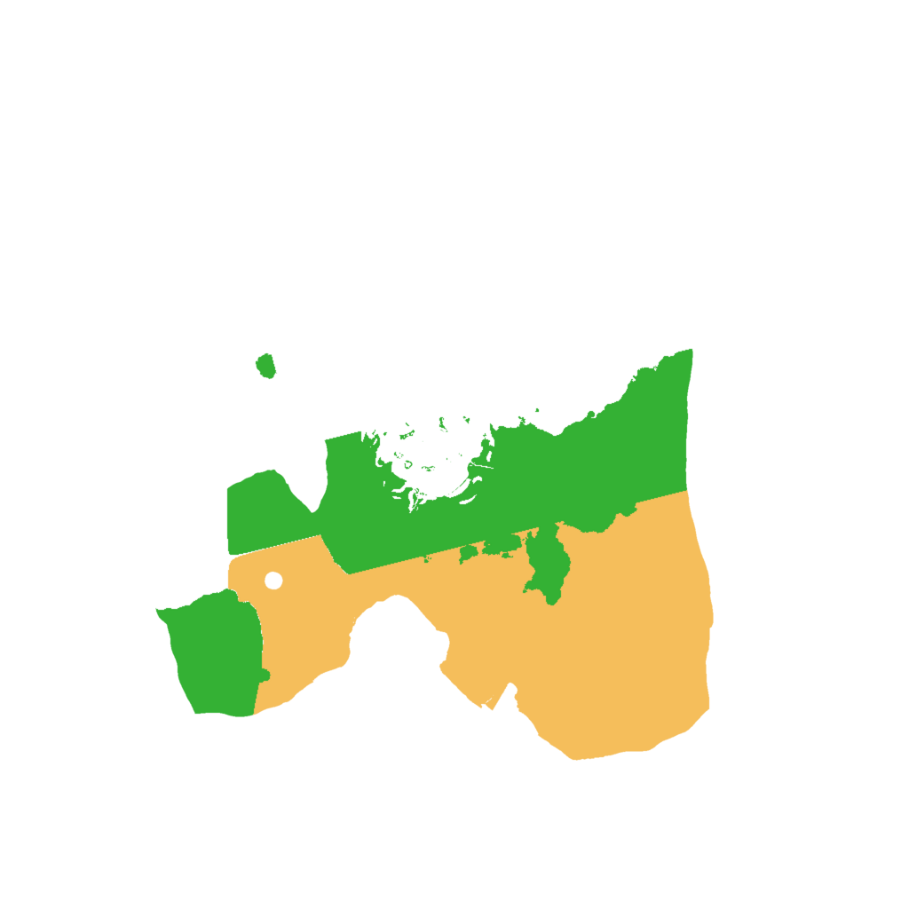 Biome Rust Map: Procedural Map, Size: 1550, Seed: 1