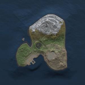 Thumbnail Rust Map: Procedural Map, Size: 1500, Seed: 1, 5 Monuments