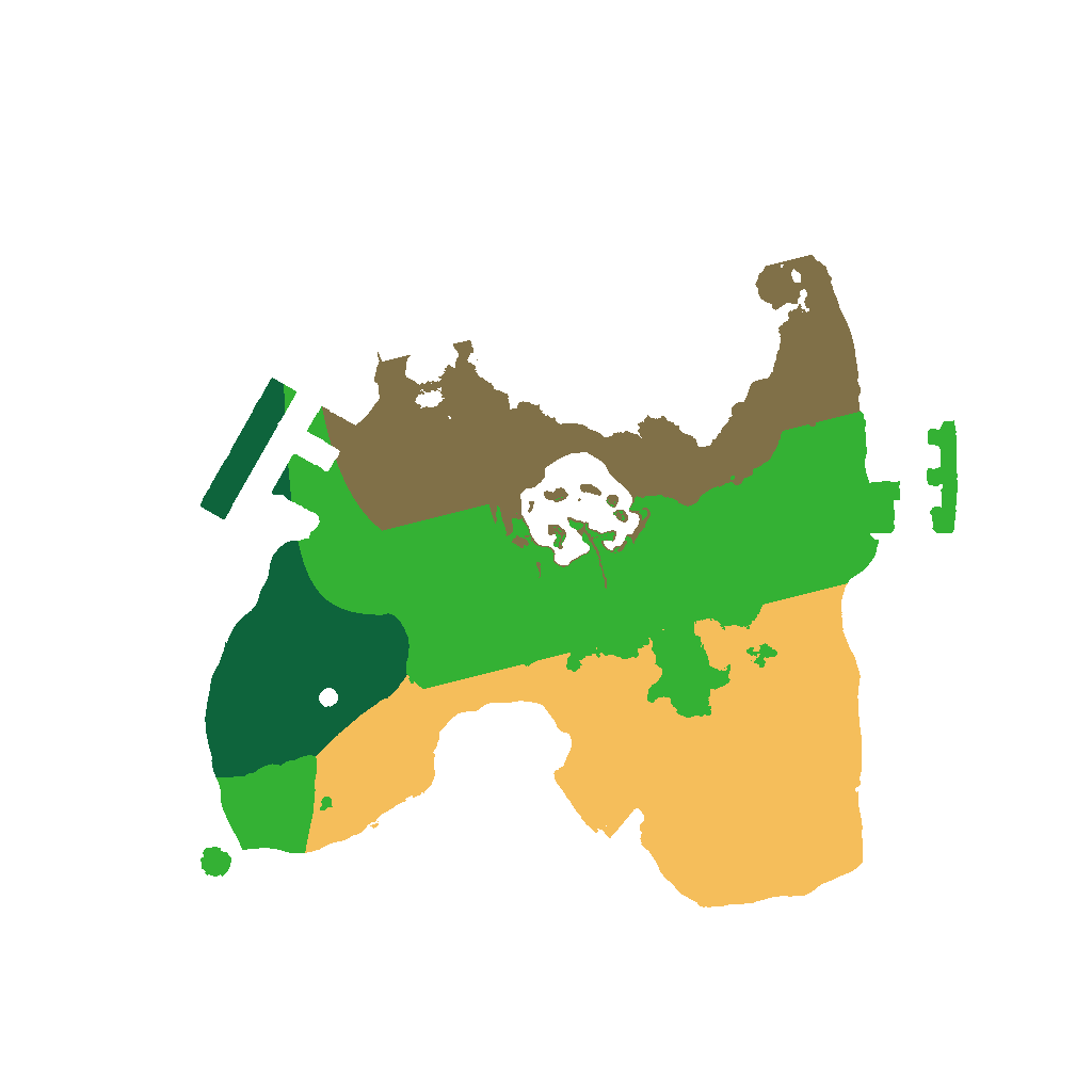 Biome Rust Map: Procedural Map, Size: 1500, Seed: 1