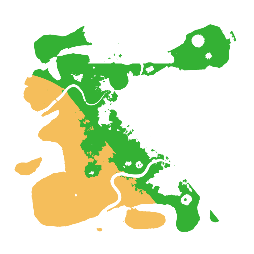 Biome Rust Map: Procedural Map, Size: 3550, Seed: 1337