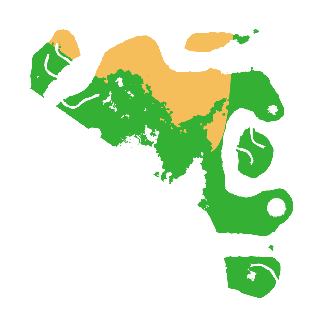 Biome Rust Map: Procedural Map, Size: 3000, Seed: 728242812