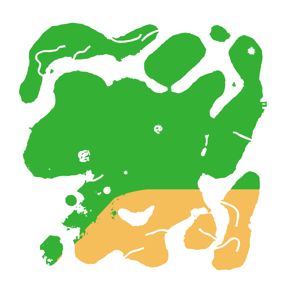 Biome Rust Map: Procedural Map, Size: 3550, Seed: 47468