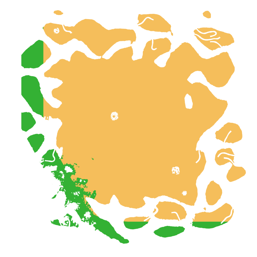 Biome Rust Map: Procedural Map, Size: 4666, Seed: 224142909