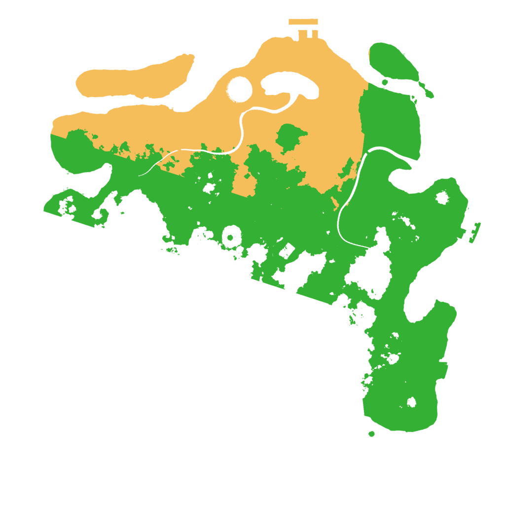 Biome Rust Map: Procedural Map, Size: 3500, Seed: 3000