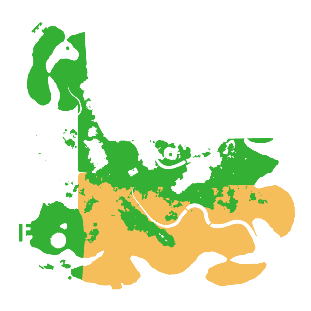 Biome Rust Map: Procedural Map, Size: 3550, Seed: 352564