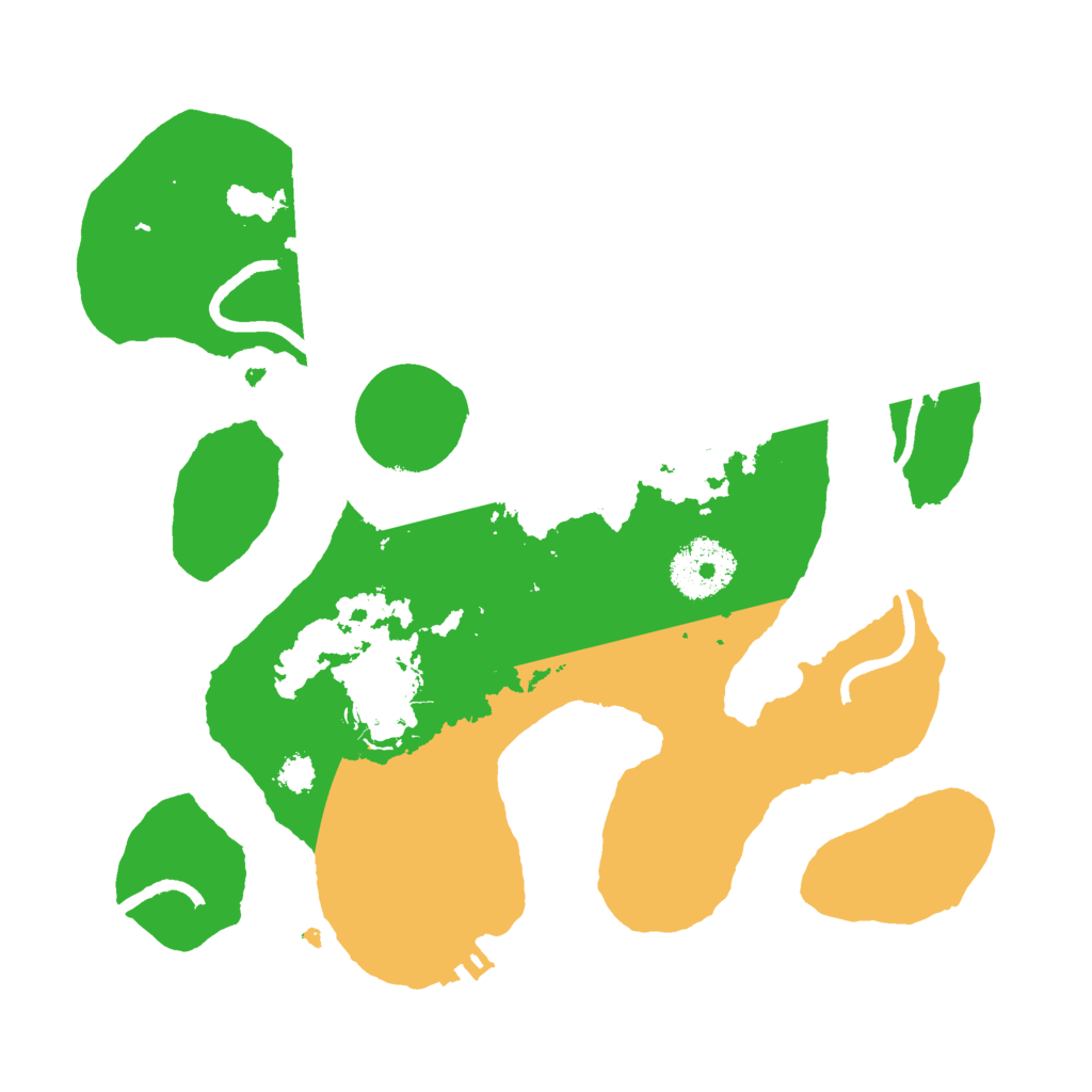 Biome Rust Map: Procedural Map, Size: 2701, Seed: 1