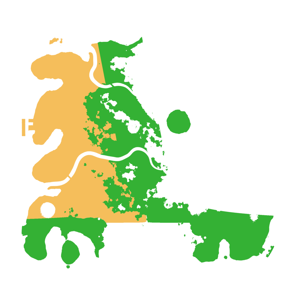Biome Rust Map: Procedural Map, Size: 3500, Seed: 1878143169