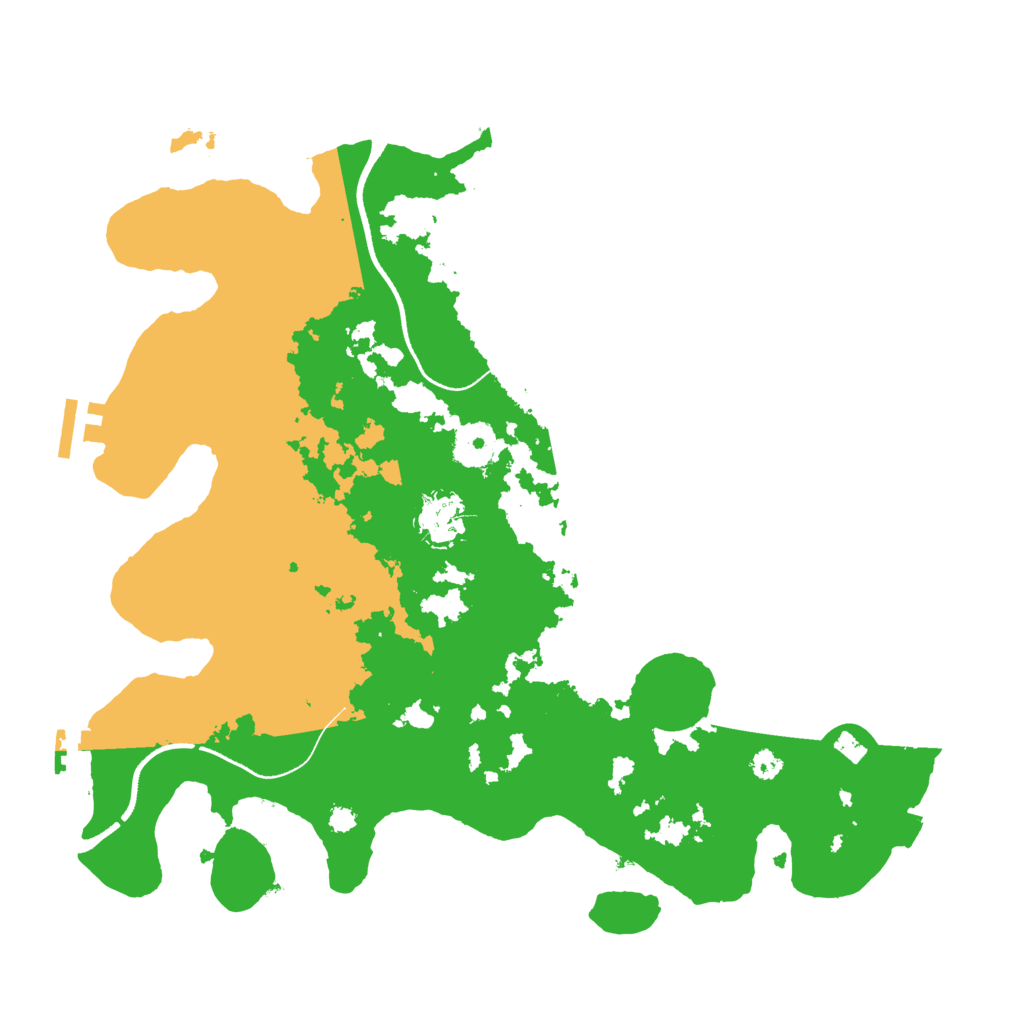 Biome Rust Map: Procedural Map, Size: 3500, Seed: 1878143169