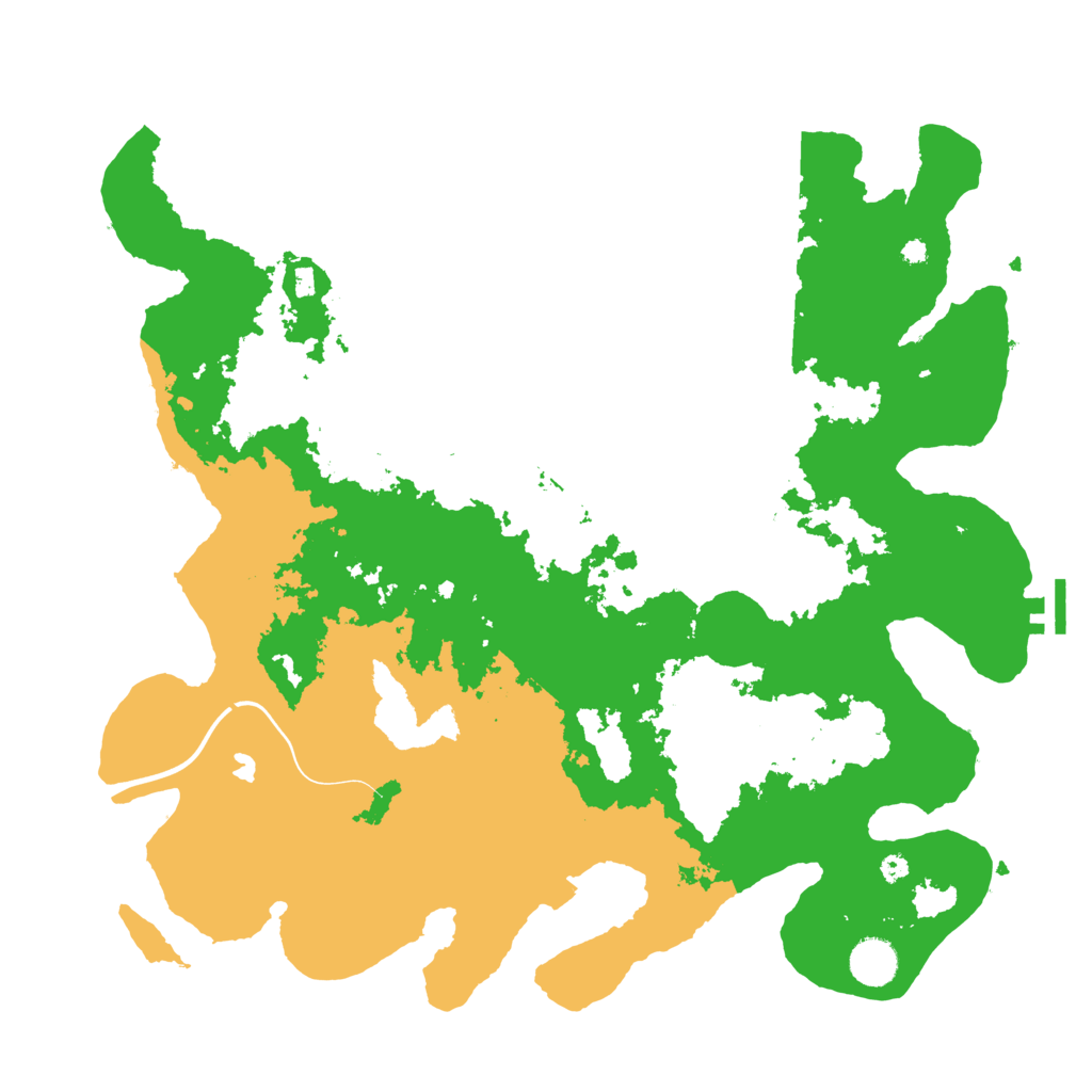 Biome Rust Map: Procedural Map, Size: 4000, Seed: 1254649091