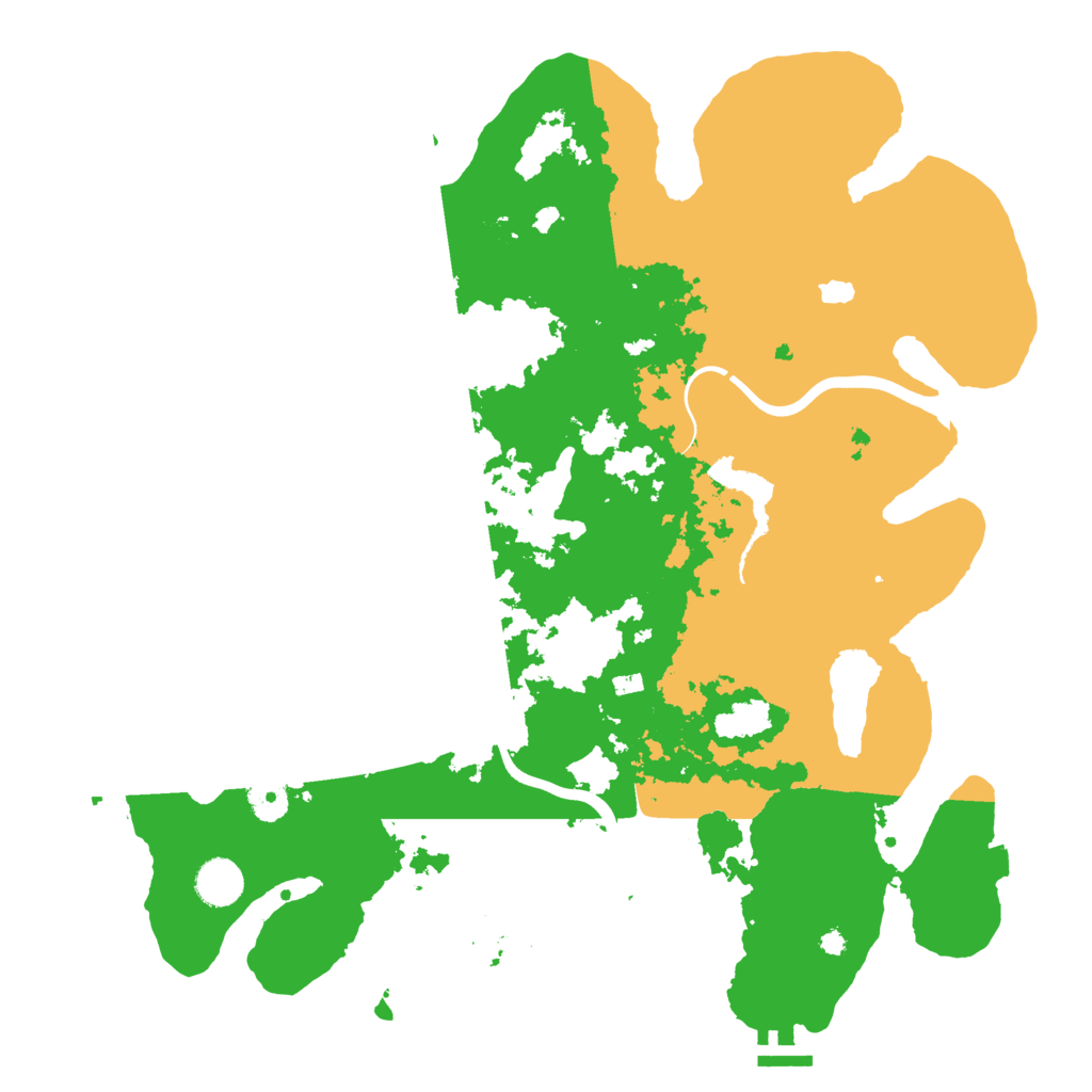Biome Rust Map: Procedural Map, Size: 4000, Seed: 788674