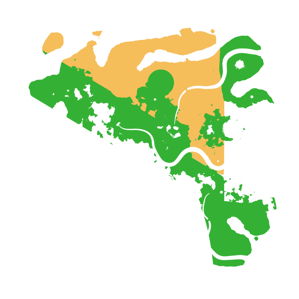 Biome Rust Map: Procedural Map, Size: 3000, Seed: 94263295