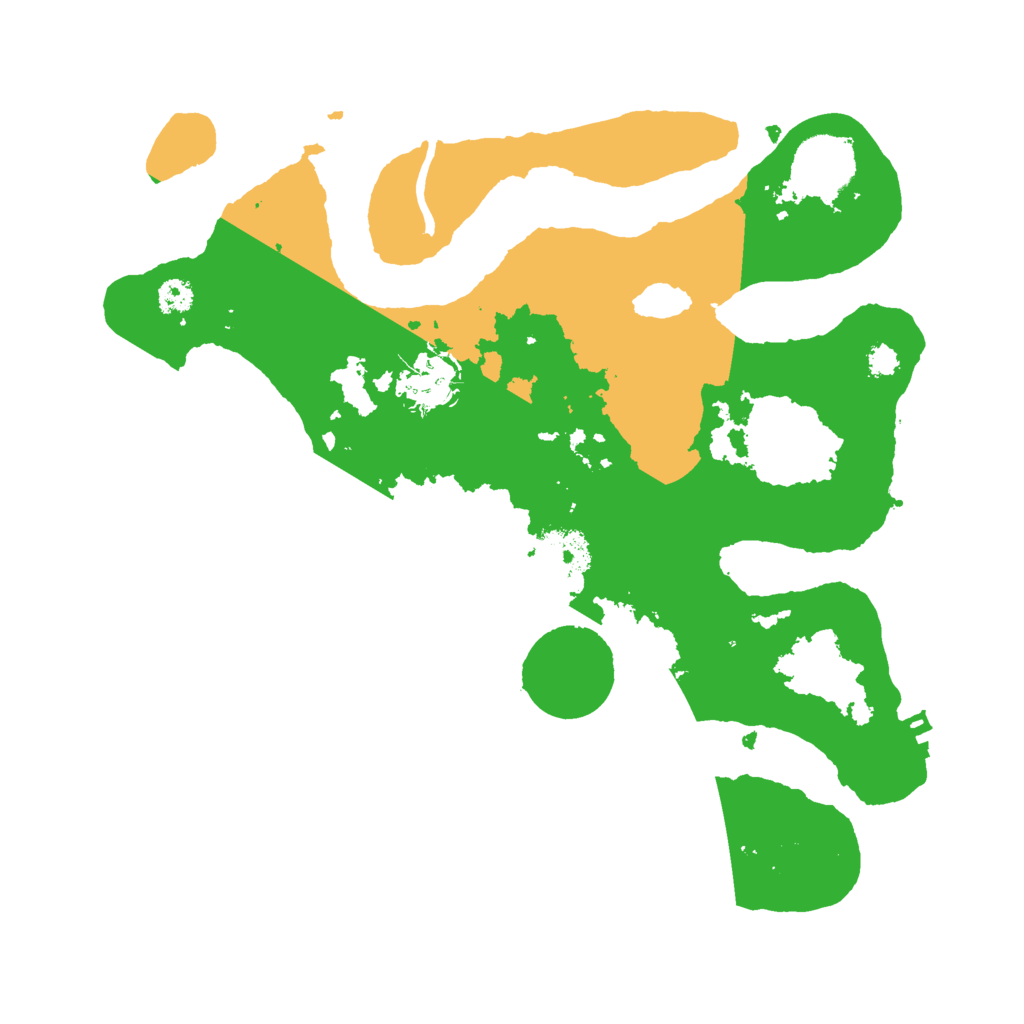 Biome Rust Map: Procedural Map, Size: 3000, Seed: 94263295