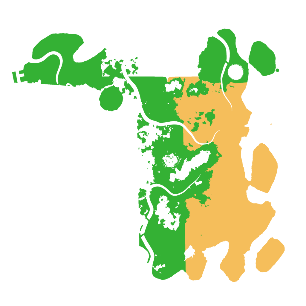 Biome Rust Map: Procedural Map, Size: 3550, Seed: 341815