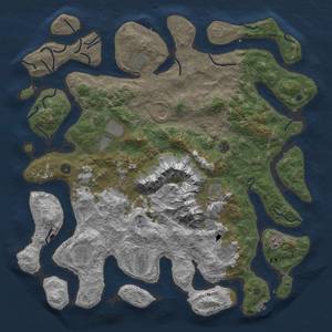 Thumbnail Rust Map: Procedural Map, Size: 5000, Seed: 7, 19 Monuments