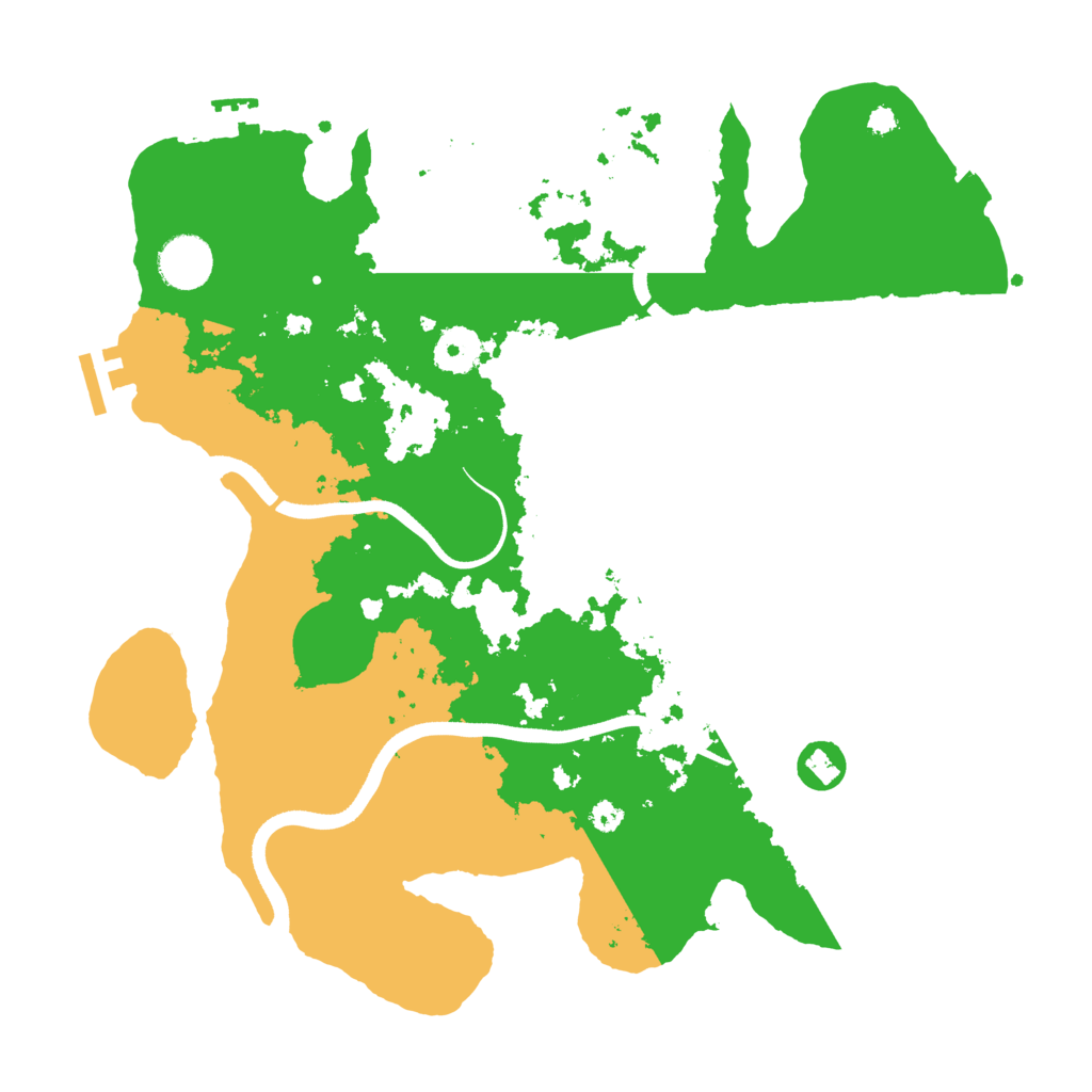 Biome Rust Map: Procedural Map, Size: 3550, Seed: 347780
