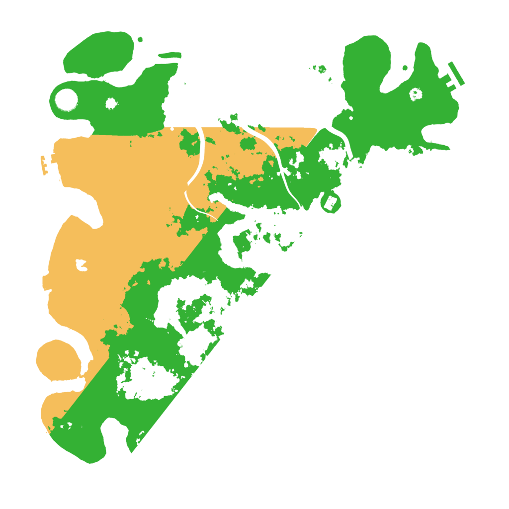 Biome Rust Map: Procedural Map, Size: 4000, Seed: 657159