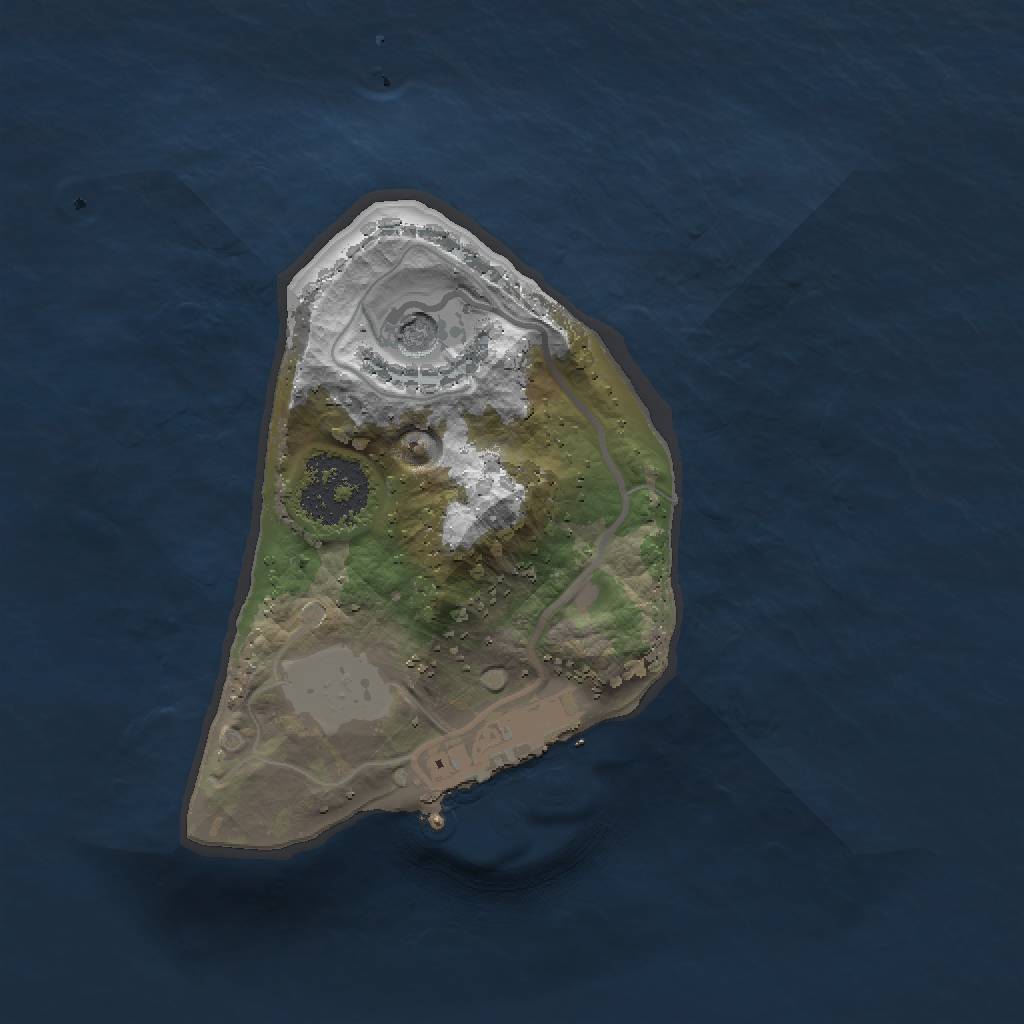 Rust Map: Procedural Map, Size: 1500, Seed: 426463046, 6 Monuments