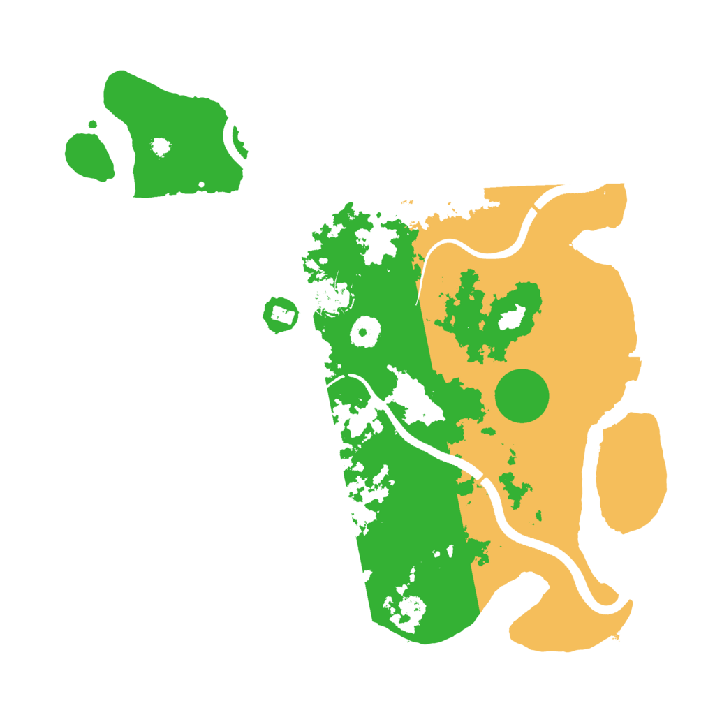 Biome Rust Map: Procedural Map, Size: 3500, Seed: 1413306747