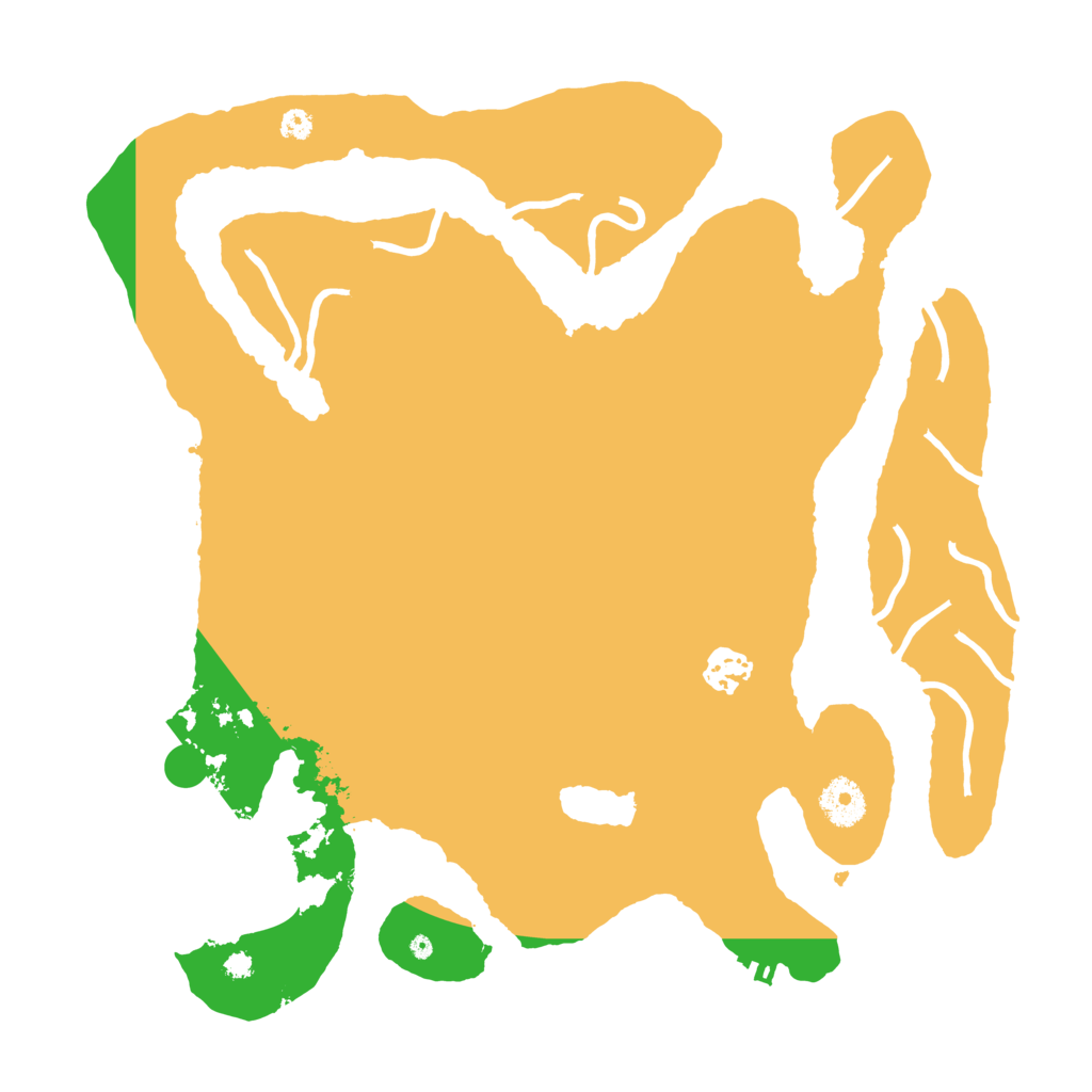 Biome Rust Map: Procedural Map, Size: 3550, Seed: 49821