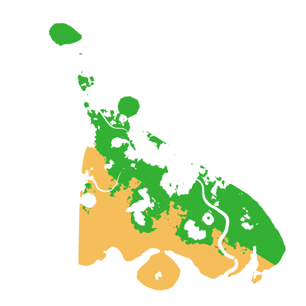 Biome Rust Map: Procedural Map, Size: 4000, Seed: 419513