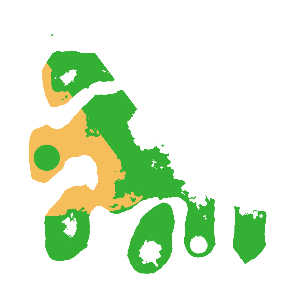 Biome Rust Map: Barren, Size: 3000, Seed: 1552223942