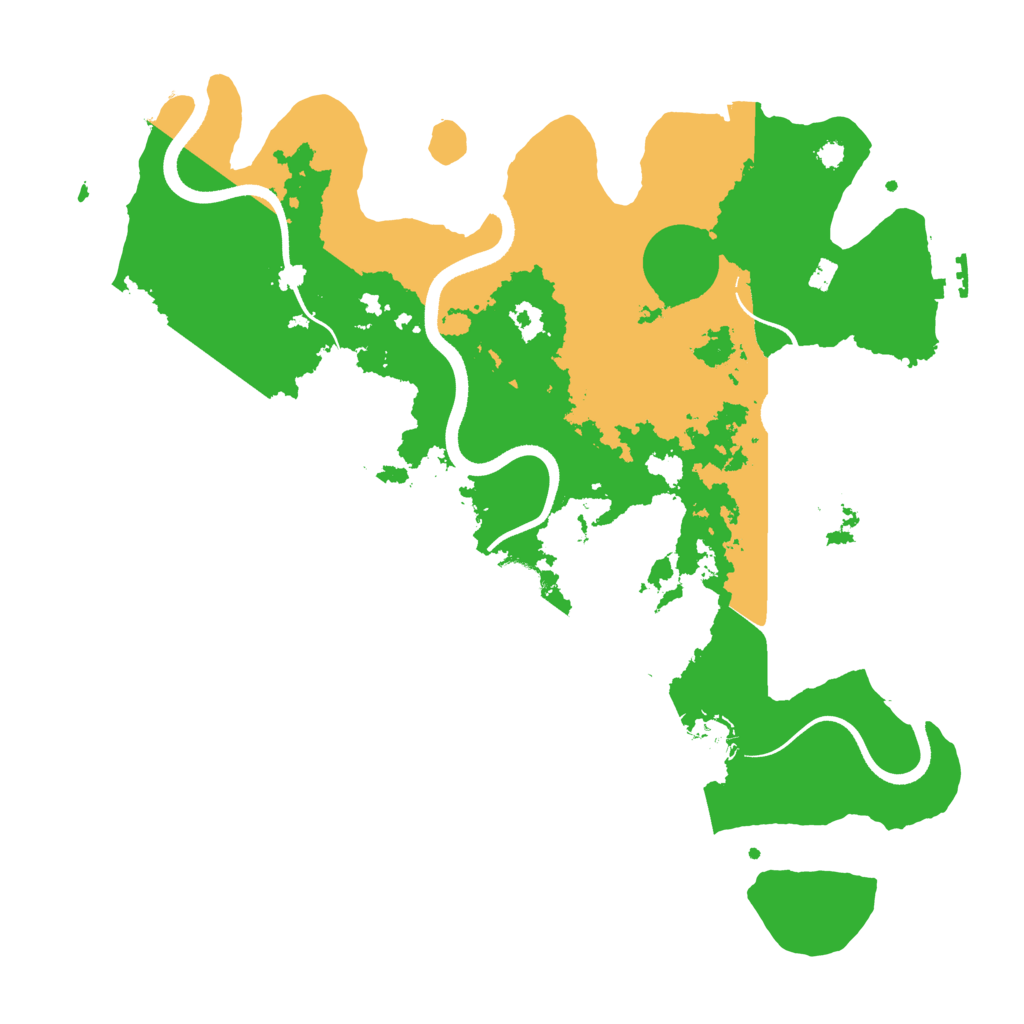 Biome Rust Map: Procedural Map, Size: 3550, Seed: 903399