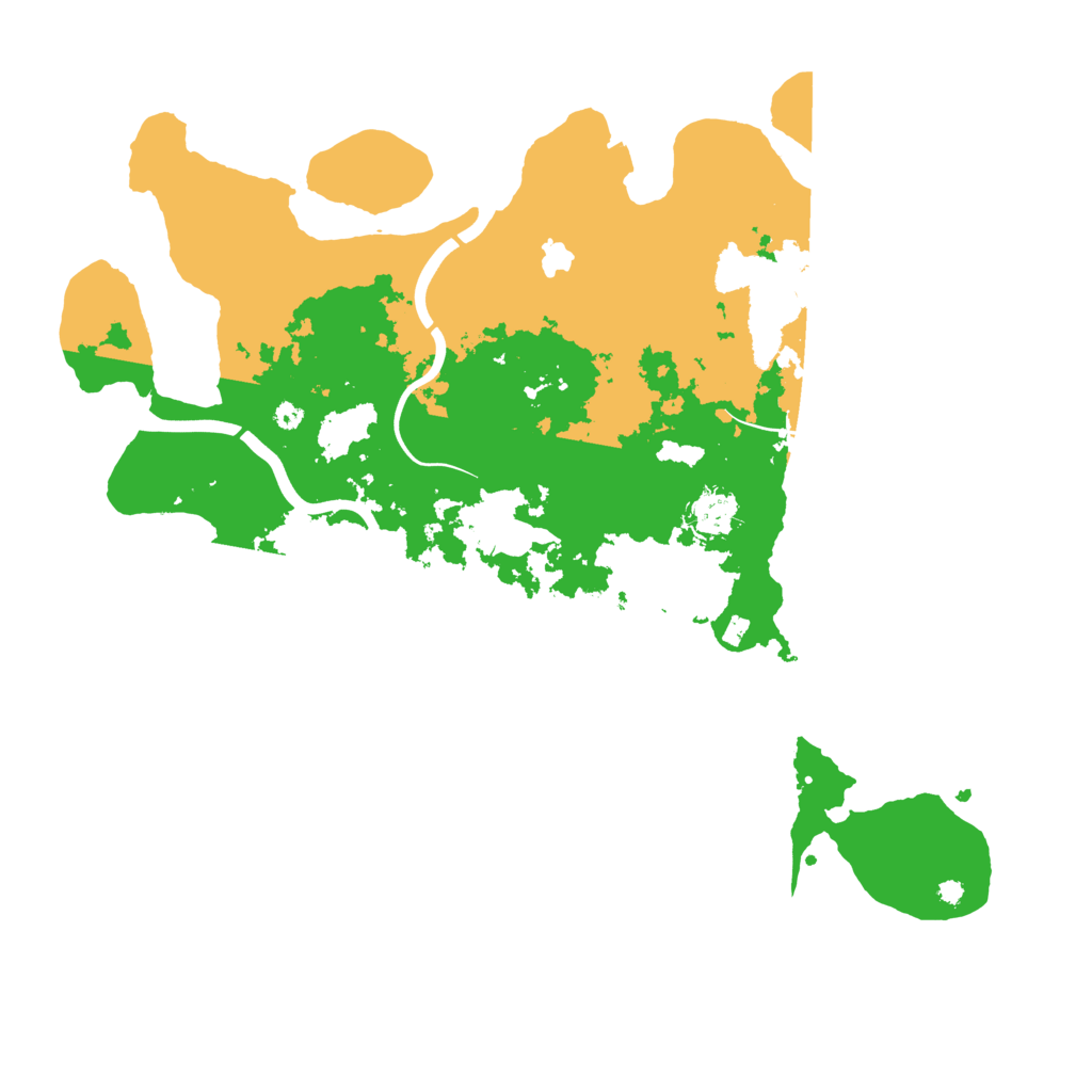 Biome Rust Map: Procedural Map, Size: 4000, Seed: 49498