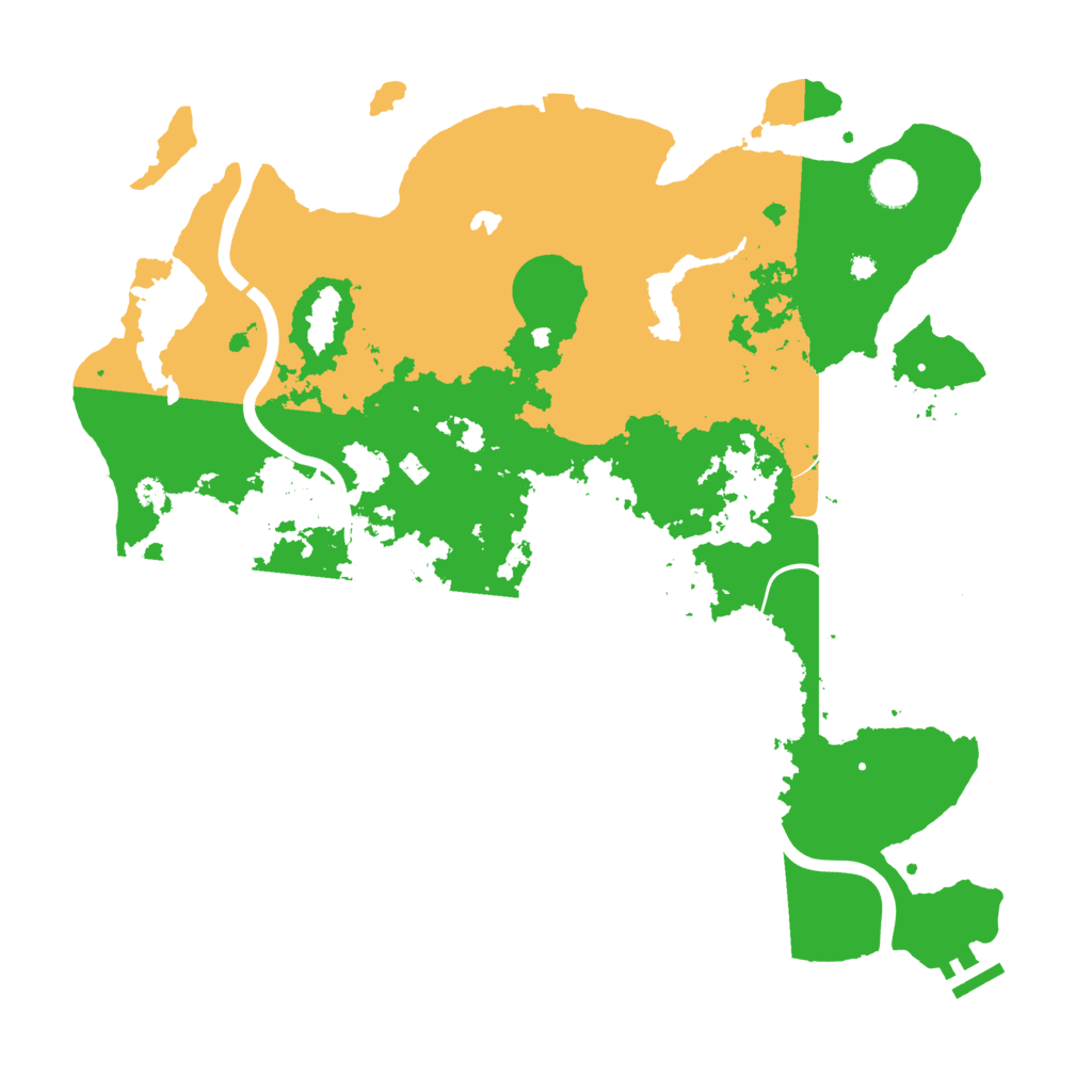 Biome Rust Map: Procedural Map, Size: 4000, Seed: 759404