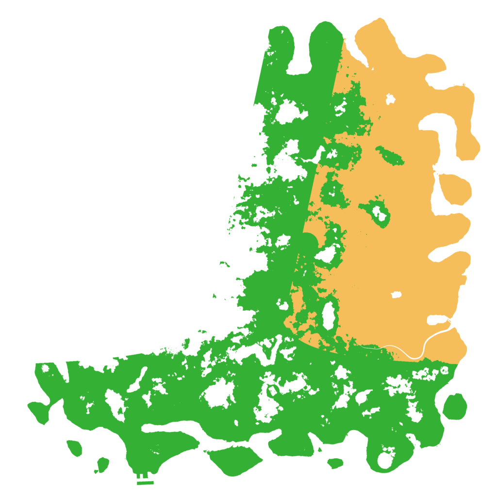 Biome Rust Map: Procedural Map, Size: 6000, Seed: 935115