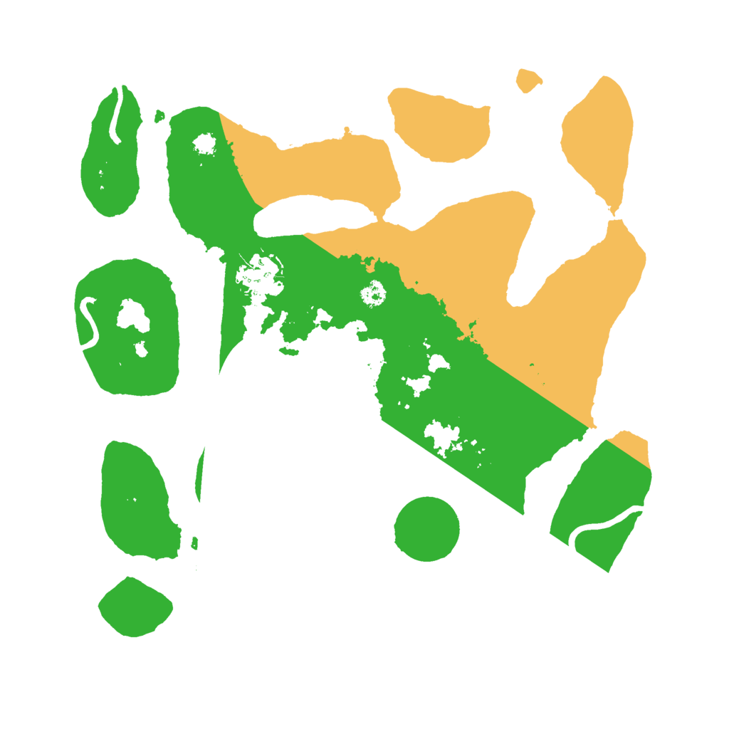 Biome Rust Map: Procedural Map, Size: 3000, Seed: 207458383