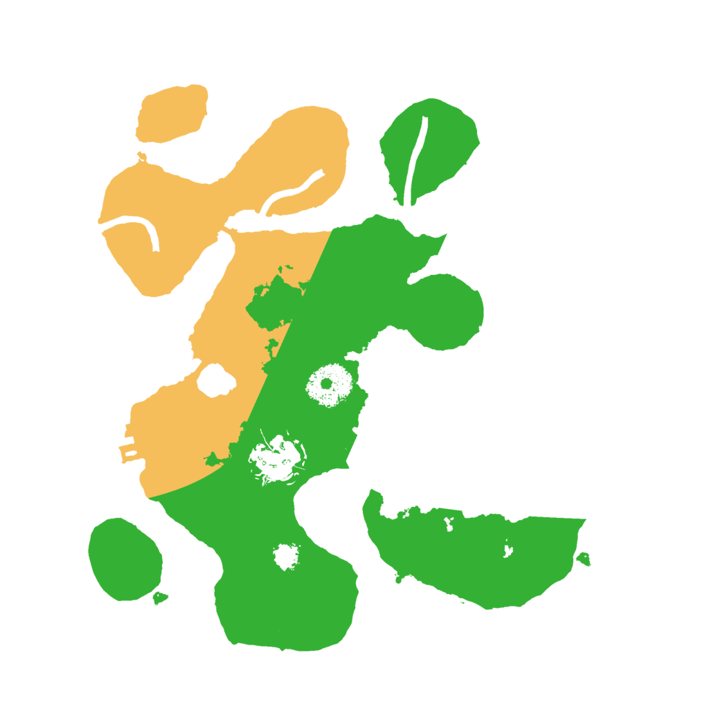 Biome Rust Map: Procedural Map, Size: 2500, Seed: 1024