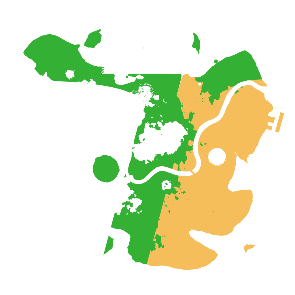 Biome Rust Map: Procedural Map, Size: 3000, Seed: 1868531710