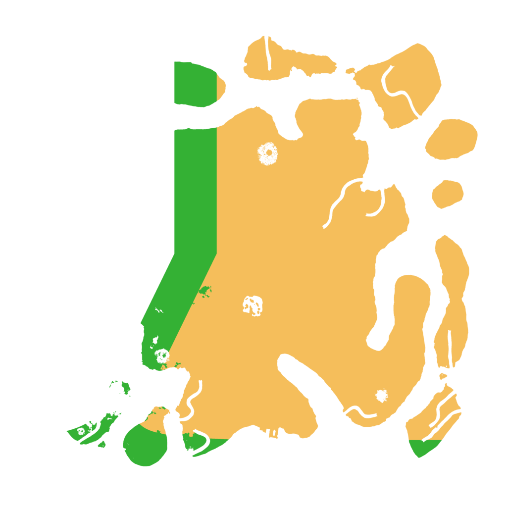 Biome Rust Map: Procedural Map, Size: 3550, Seed: 901373