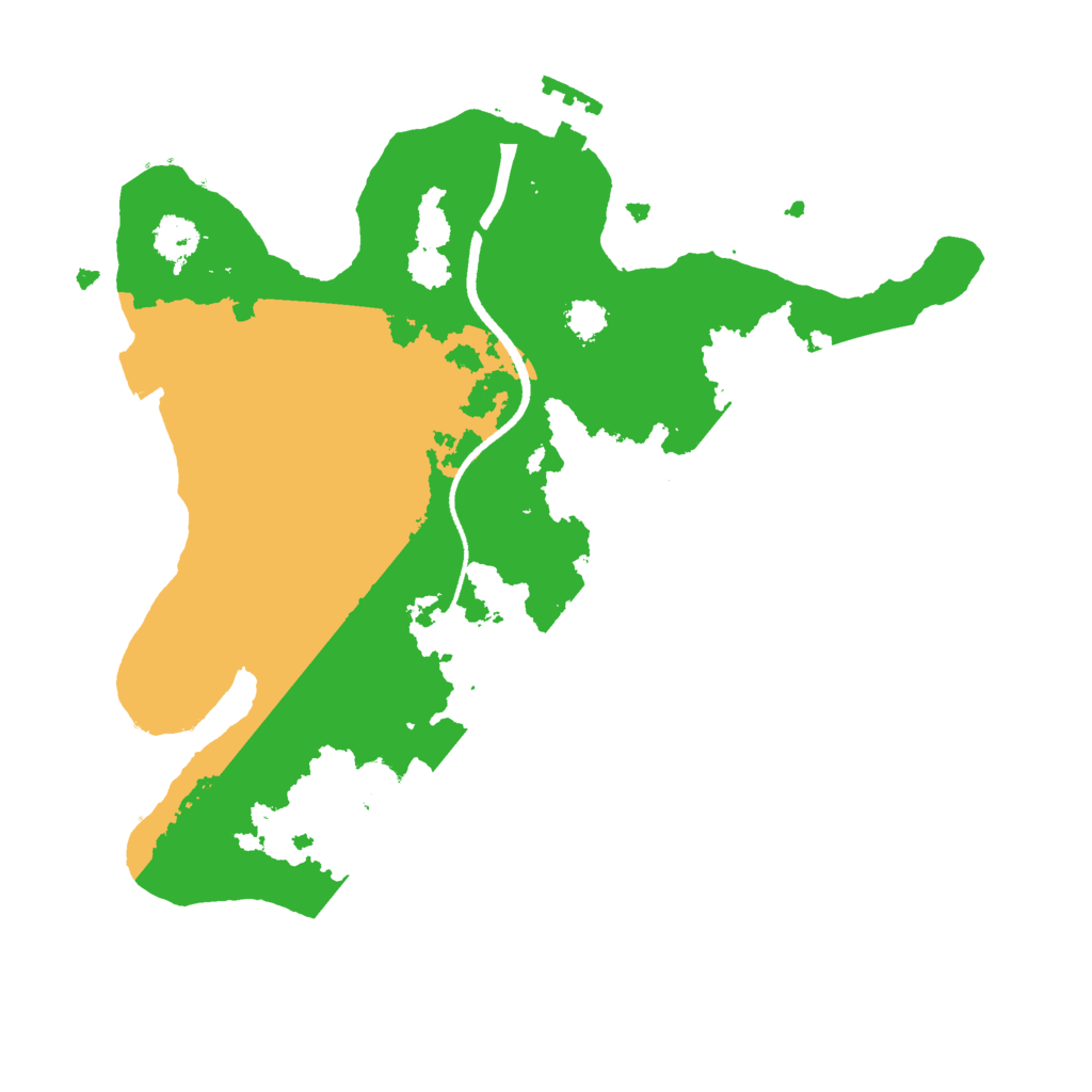 Biome Rust Map: Procedural Map, Size: 2500, Seed: 1877896152