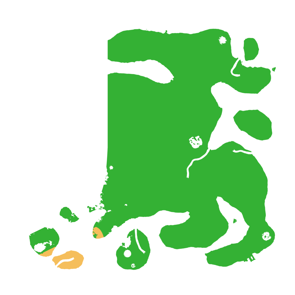 Biome Rust Map: Procedural Map, Size: 3550, Seed: 884628