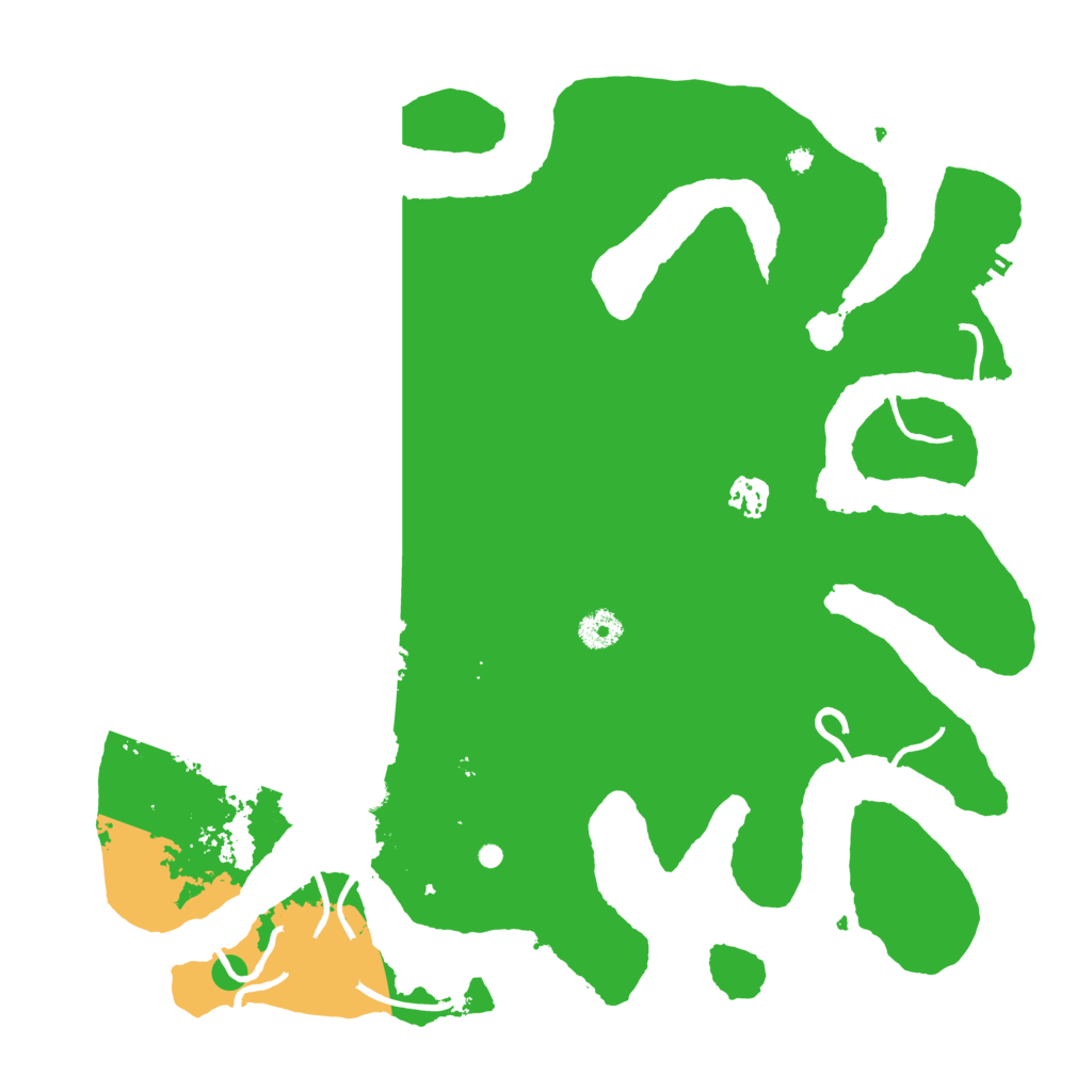 Biome Rust Map: Procedural Map, Size: 4000, Seed: 491895