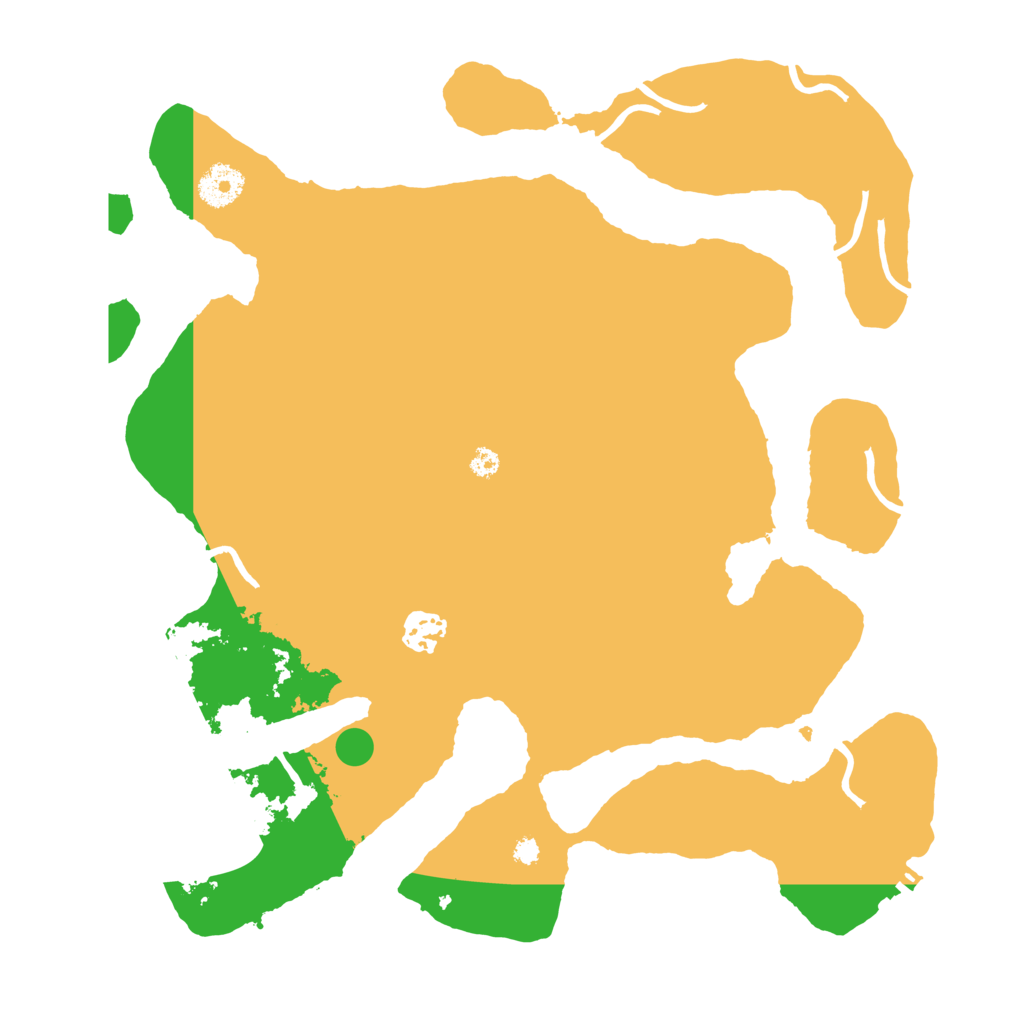 Biome Rust Map: Procedural Map, Size: 3550, Seed: 126877