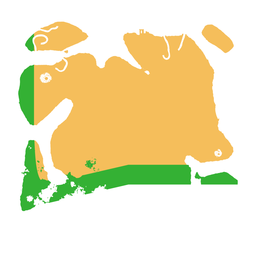 Biome Rust Map: Procedural Map, Size: 3550, Seed: 639064